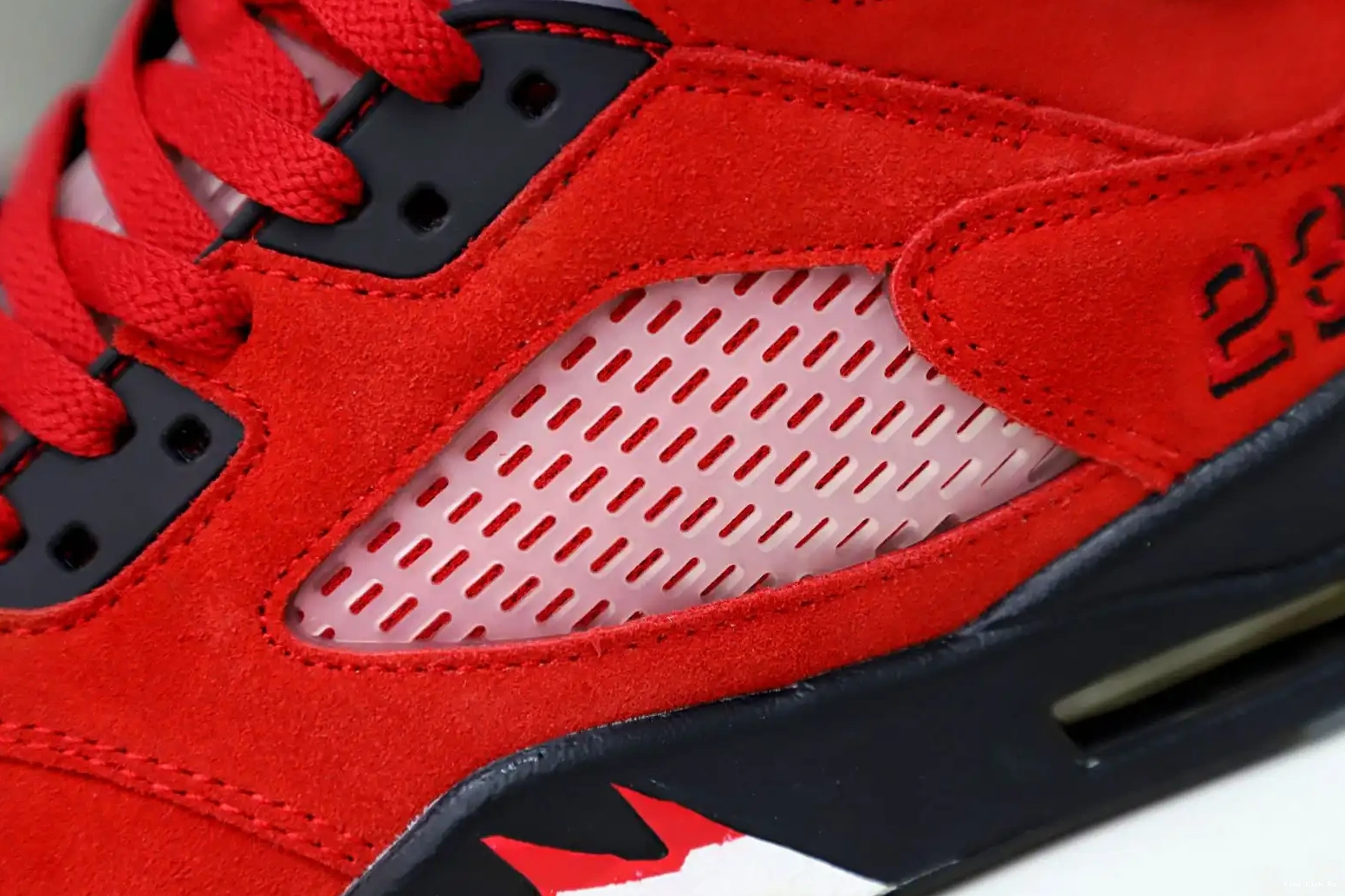 BULL Kimikick JORDAN RED AIR RETRO RAGING 5 SUEDE 0705